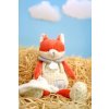 Doudou Dárková sada Plyšová liška Romarin s dečkou 28 cm
