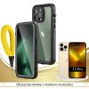 Odolné Vodotesné púzdro Luxria Resistant pre Apple iPhone - Čierne (certifikované) iPhone: 13 Pro