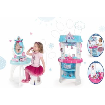 Set kozmetický stolík pre deti Frozen Smoby so stoličkou a kuchynka Frozen  s trblietkami od 92,59 € - Heureka.sk