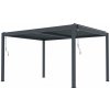 G21 Bioklimatická pergola Austin Premium 4x3 m, antracitová hliníková, PE63900818