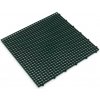 Zelená plastová terasová dlažba Linea Flextile - dĺžka 39 cm, šírka 39 cm, výška 0,8 cm