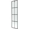 Mexen Next vaňová zástena 1-krídlová 50 x 150 cm, čierny vzor, gun metal - 895-050-000-00-77-95
