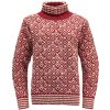 Sveter DEVOLD SVALBARD WOOL HIGH NECK Uni veľkosť L