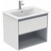 Ideal Standard Connect Air skrinka 60x44x51.7 cm závesná kúpeľňová skrinka pod umývadlo biela E0826B2