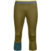 Ortovox pánské merino spodky Fleece Light Short Pants M | farba: green moss, veľkosť: S