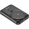Externá batéria / powerbanka SWISSTEN 20W - 10000 mAh - podpora MagSafe - čierna
