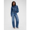 GAP Džínsy High Rise Arc Gap × Victoria Beckham Tmavomodrá 26REG
