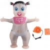 Nafukovací kostým - Dievča (Novorodenec) maskot s ventilátorom