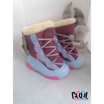 Demar topánky zimné snehule SNOWMAR17 NA ružové