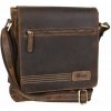 Kožená taška na rameno MERCUCIO 24x28 cm