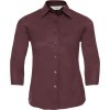 Russell Athletic Košile 946F, elastická, 3/4 rukáv, dámská COT11946F41603-port L Port