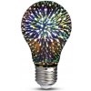V-Tac LED 3D Dekoračná žiarovka FILAMENT A60 E27/3W/230V 3000K VT1060 + záruka 3 roky zadarmo
