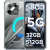Doogee Blade GT Pro silver (Odolný, ale tenký 5G mobil, RAM 12GB, pamäť 512GB, FullHD+ displej 6.72