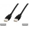 Digitus AK-300101-050-S USB kabel A/samec na A-samec,černý, 5m