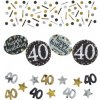 Amscan Konfety trblietavé zlaté 40