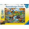 Puzzle pre deti Ravensburger 150 dielikov XXL Stretnutie divočiny