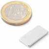 SOLLAU Neodymový magnet hranol 20x10x2 mm, N42, ponikelovaný
