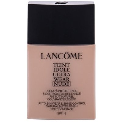 Lancome Teint Idole Ultra Wear Nude SPF19 Makeup - Ľahký hydratačný make-up s matujúcim účinkom 40 ml - 16 Café