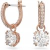 Swarovski Trblietavé náušnice krúžky s príveskami 2v1 Constella 5639975