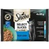 Sheba SELECTION rybí výběr ve šťávě 4 x 85 g