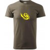 Vortex logo samostatné - Klasické pánske tričko vyššej gramáže - XL ( Army )