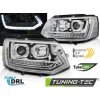Tuning-tec SVETLOMETY TUBE LIGHT DRL CHROME SEQ pasuje na VW T5 2010-2015