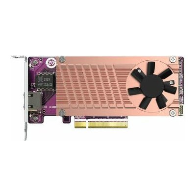 QNAP QM2-2P10G1TB / PCIe Gen3 rozširujúca karta s 2x NVMe SSD slotmi amp; 1x 10GbE (QM2-2P10G1TB)