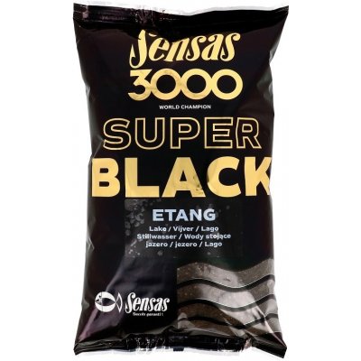Sensas krmenie 3000 Super Black Lake 1kg