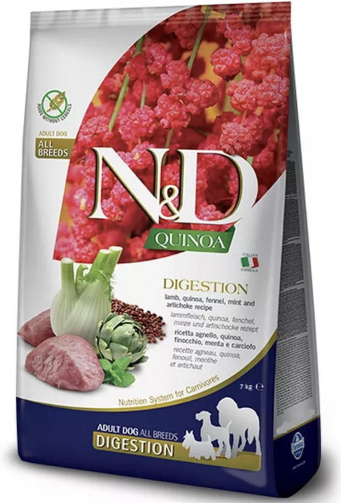 N&D GF Quinoa Dog Digestion Lamb & Fennel 2,5 kg