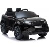 Detské elektrické autíčko Megacar Range Rover Evoque, EVA kolesá, USB, MP3, Bluetooth, kožená sedačka, LED svetlá, diaľkové ovládanie, multifunkčný volant, 2x45W, 12V 4,5Ah, čierne lakované