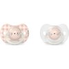 Suavinex Night & Day Physiological 6-18 m cumlík Pink Rabbit 2 ks