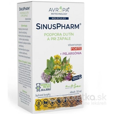 AVROPA SinusPharm Forte bylinné kvapky 50 ml