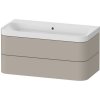 Duravit Happy D.2 umývadlo so skrinkou 97.5 cm sivá HP4348N6060