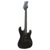 Dimavery ST-203, elektrická gitara, čierna gothik