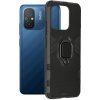Techsuit Odolné Puzdro Ring Armor Case pre Xiaomi Redmi 12C/Redmi 11A/Poco C55 - Čierna KP30088