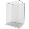Mexen Kioto, sprchová zástena Walk-In 110 x 200 cm, 8mm číre sklo, grafitový profil, 800-110-002-65-00