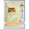 Nimmy Set 2v1 Notebook + Pen Big Eyed Pet 2.0 Cat Khaki