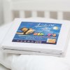 AMIDO EXQUISIT Detská napínacia plachta zo 100 % bavlny – jemný deluxe biela Jersey 80x160 cm - možnosť úpravy rozmeru