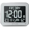 MUSE M-160WMC, nástenné LCD hodiny s teplomerom