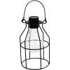 Dekoratívna solárna lampa v tvare mriežky