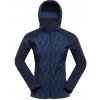 ALPINE PRO HOORA Modrá/Tyrkysovo modrá DÁMSKA SOFTSHELLOVÁ BUNDA S MEMBRÁNOU L