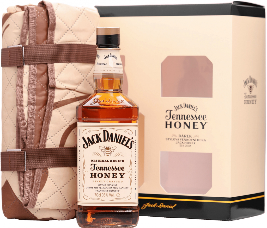 Jack Daniel\'s Honey 35% 0,7 l (darčekové balenie deka)