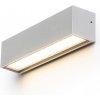 RENDL CAMARGUE nástenná striebornosivá satinované sklo 230V LED 6W IP65 3000K R13527