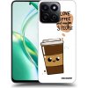Picasee silikónový čierny obal pre Honor 200 Smart 5G - Cute coffee