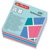 Herlitz Poznámkový bloček Color Blocking 75x75mm 450 listov farebný