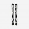 WEDZE Detské zjazdové lyže Boost 500 Kid Player s viazaním čierno-biele 107 cm