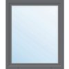 Plastové okno jednokrídlové ARON Basic biele/antracit 700 x 800 mm DIN pravé