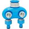 Rozbočovač AQUACRAFT® 550259, Premium, 2-way, Dual, záhradný, na hadicu ( Náhrada 256613 )