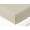 XPOSE® Froté plachta Exclusive - biela káva 160x200 cm, Froté