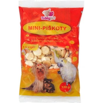 Tobby PIŠKOTY MINI krmné 120g -10417